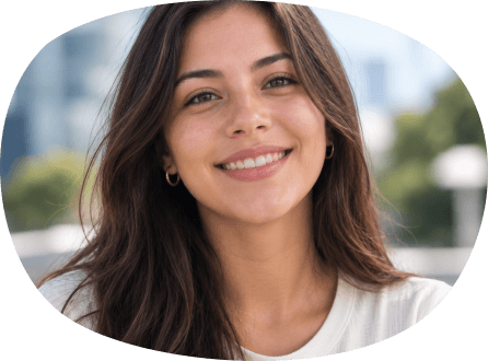 Retrato de una mujer sonriendo